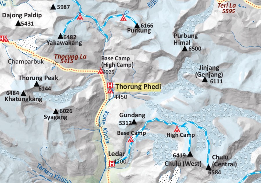 Annapurna Circuit Trek annapurna circuit trek map