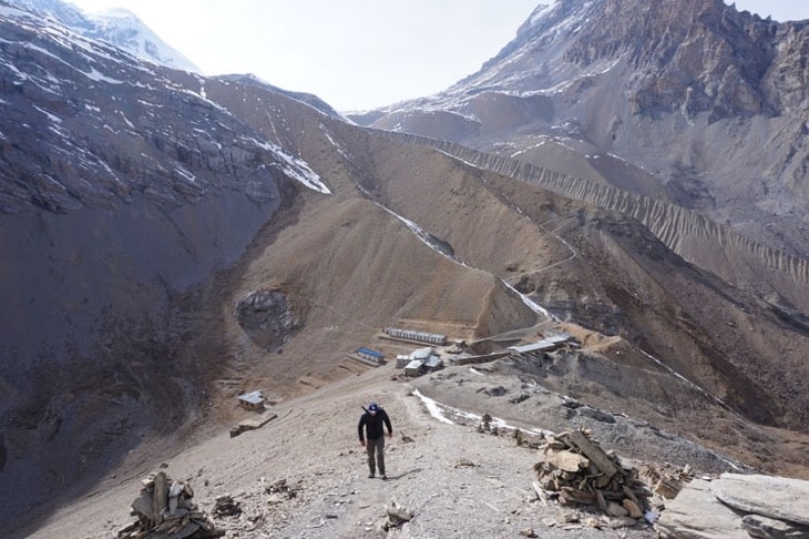 Manaslu Vs Annapurna Circuit On the way to Samdo