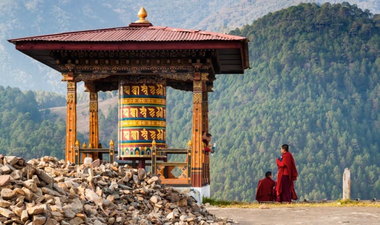 bhutan monk