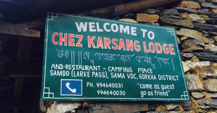 Manaslu Trek Report March 2016 chez karshang lodge