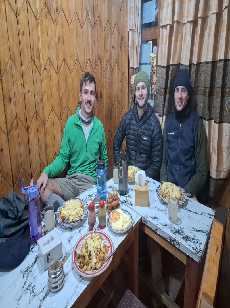 inside teahouse manaslu circuit trek
