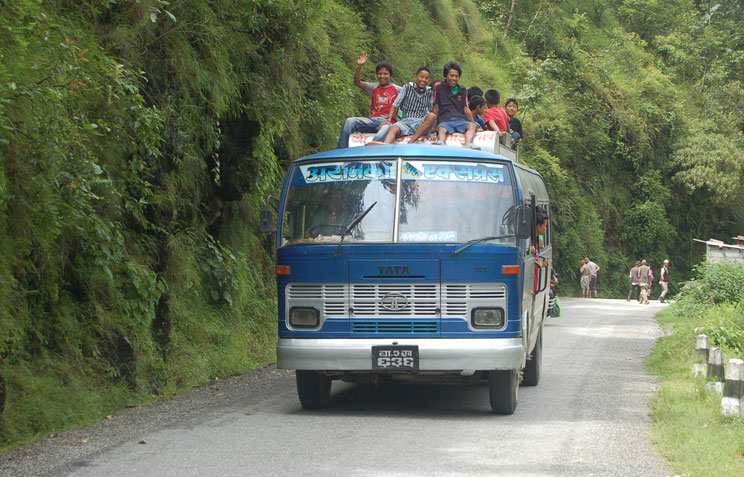 Manaslu Circuit Trek Transport – Getting In and Out Beshi Sahar to Kathmandu bus