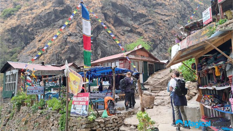 Langtang Valley Trek Lunch place langtang valley
