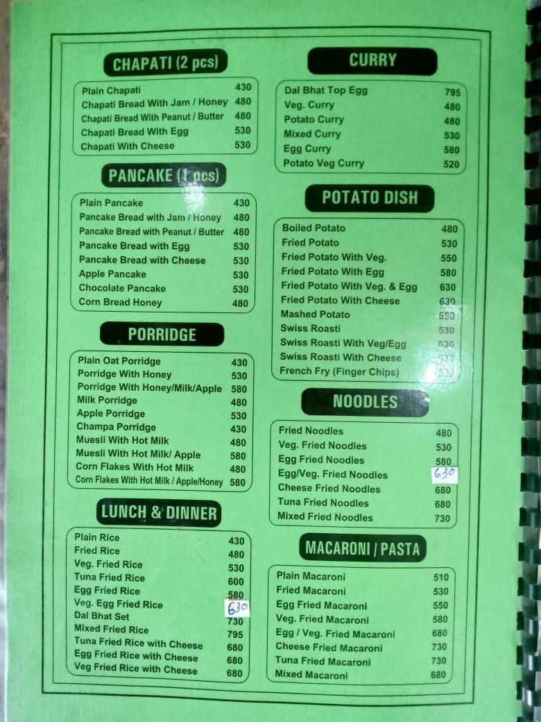 Manaslu Trek Food Manaslu food
