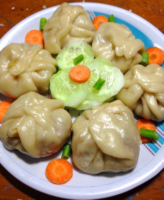 What kind of food is available in Ghorepani PoonHill Trek? Momos Dinner in Gorepani Poon Hill Trek