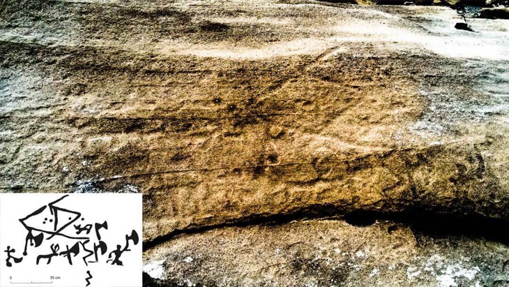 Annapurna Circuit Trek After Road Construction Petroglyphs at Eaklebhatti