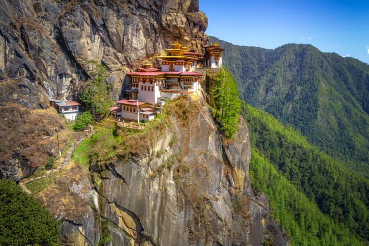 tiger nest Bhutan 4 nights 5 days