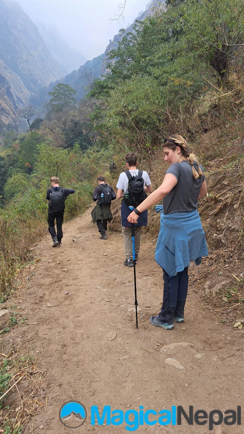 Langtang Valley Trek Trail Syabrubesi to Lama hotel
