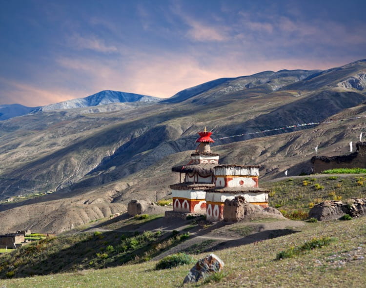 upper dolpo bon stupa