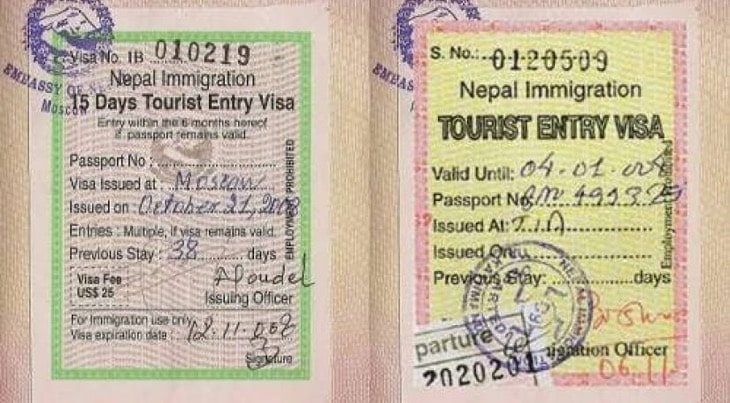 How much does Annapurna Circuit Trek Cost? visa of Nepal